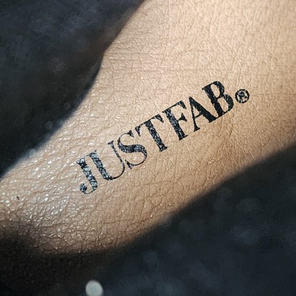 NWOT JustFab Black Suede Slouch Booties Size 7.5 - Picture 7 of 14